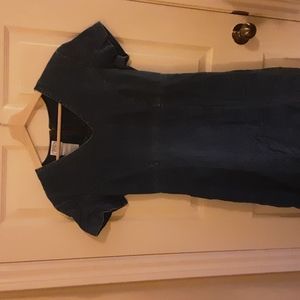 Laura Ashley long denim dress